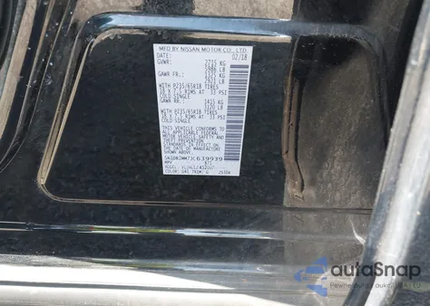 2018 Nissan Pathfinder Sv from USA, damaged, VIN 5N1DR2MM7JC639939